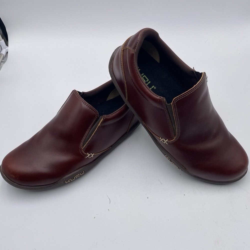 Kuru Kivi 2.0 Shoes Men's Size 13 Brown Leather Slip‎ On Slip Resistant Loafers